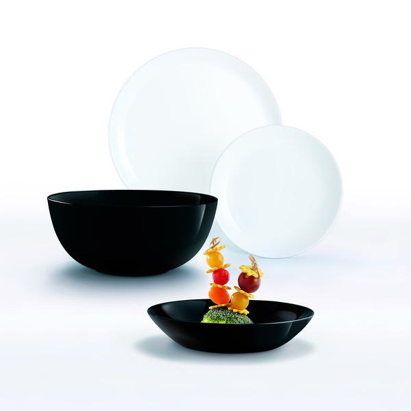 

Сервиз Luminarc Diwali black & white P4360