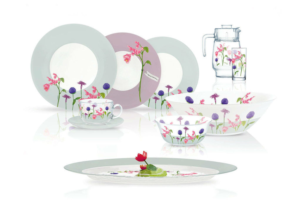 

Сервиз Luminarc Rosana begonia N2143