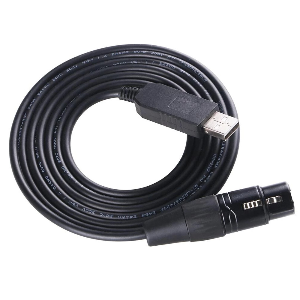 

Контроллер USB-DMX, DMX512 3м
