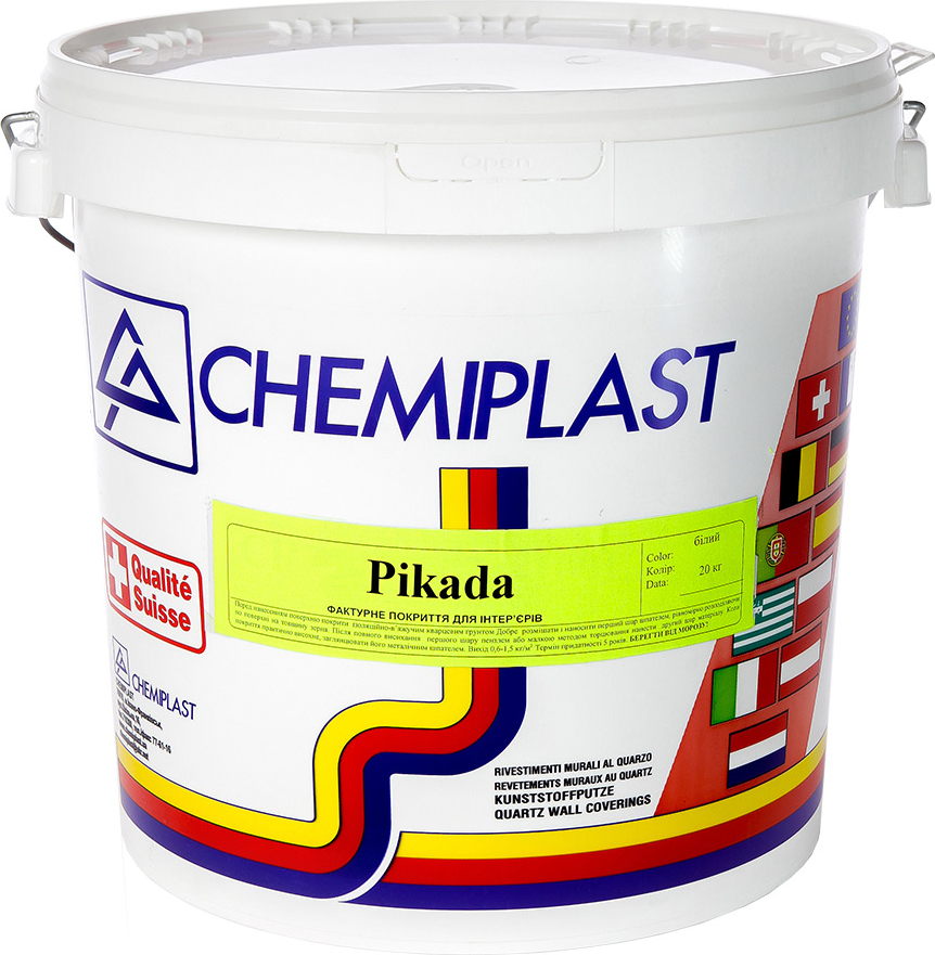 

Декоративное покрытие CHEMIPLAST PICADA белая 20 кг белое (SKU_25103-mg)