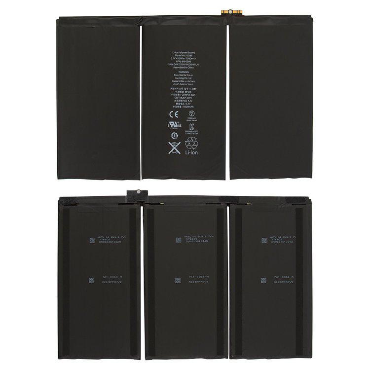 

Акумулятор для iPad 3, Li-Polymer, 3,7 В, 11560 мАг, #616-0593