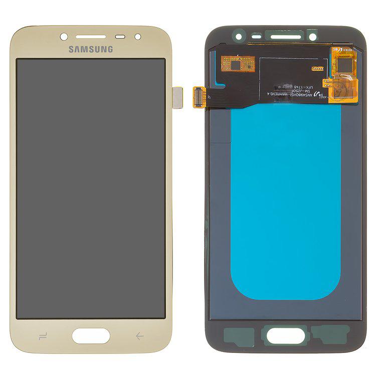

Дисплей для Samsung J250 Galaxy J2 (2018), J250 Galaxy J2 Pro (2018), золотистий, із сенсорним екраном, (OLED), High Copy