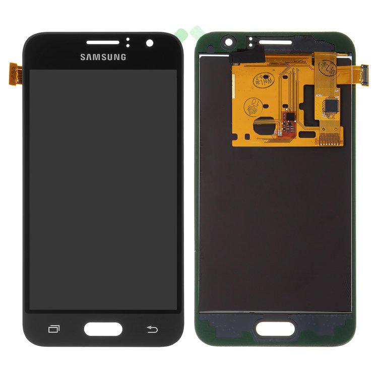 

Дисплей для Samsung J120 Galaxy J1 (2016), чорний, із сенсорним екраном, з регулюванням яскравості, (TFT), Best copy, Сopy