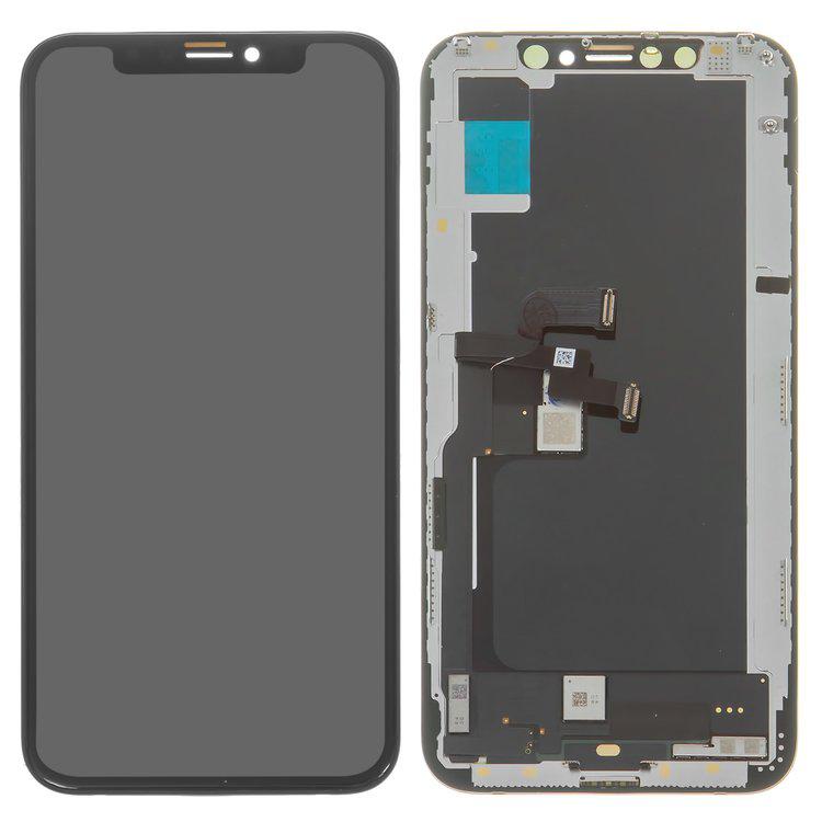 

Дисплей для iPhone XS, чорний, із сенсорним екраном, з рамкою, (OLED), PRC, Self-welded OEM