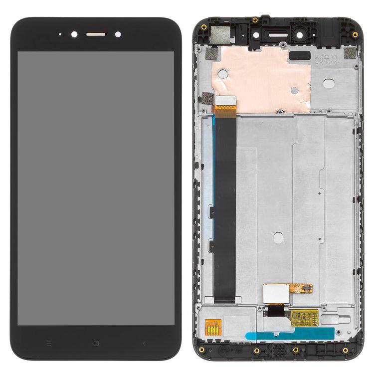 

Дисплей для Xiaomi Redmi Note 5A, чорний, із сенсорним екраном, з рамкою, High Copy, 2/16 gb, #Goodix GT917D