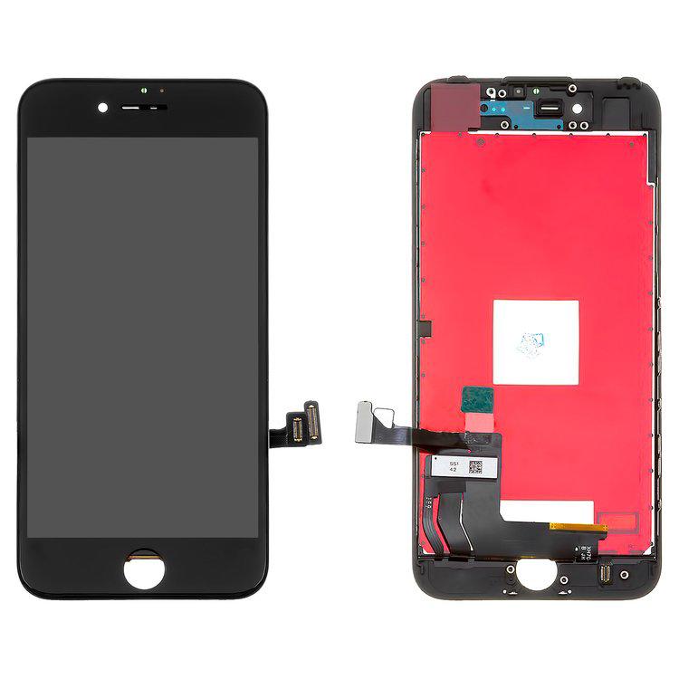 

Дисплей для iPhone 7, чорний, із сенсорним екраном, з рамкою, Сopy, AAA, Tianma