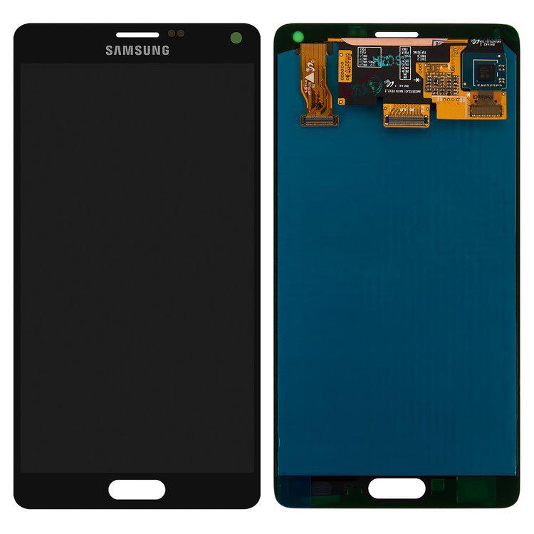 

Дисплей для Samsung N910H Galaxy Note 4, сірий, із сенсорним екраном, оригінал (переклеєне скло)