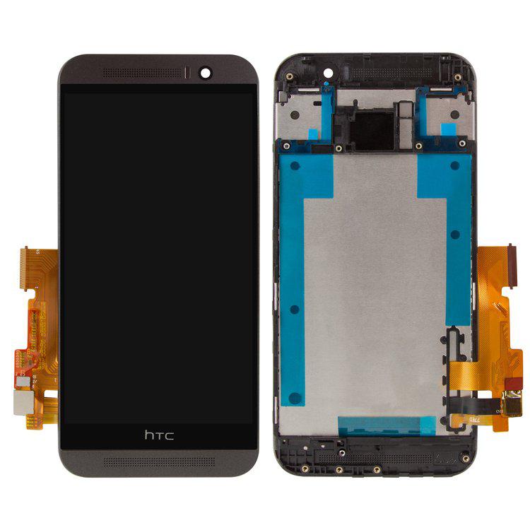 

Дисплей для HTC One M9, чорний, із сенсорним екраном, з передньою панеллю