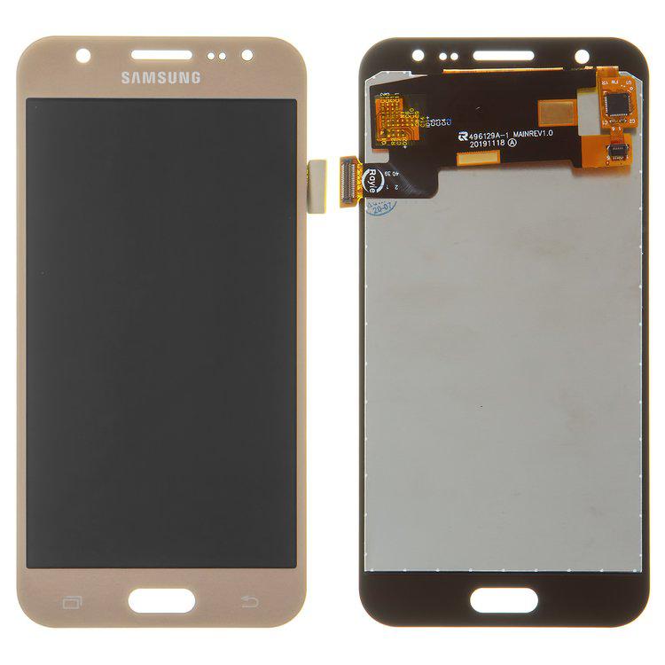 

Дисплей для Samsung J500 Galaxy J5, золотистий, із сенсорним екраном, з регулюванням яскравості, (TFT), Сopy