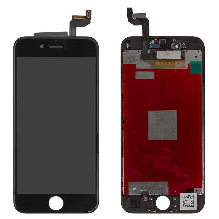 

Дисплей для iPhone 6S, чорний, із сенсорним екраном, з рамкою, AAA, Tianma