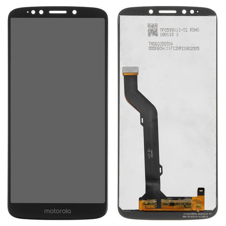 

Дисплей для Motorola XT1924 Moto E5 Plus, чорний, із сенсорним екраном, Сopy