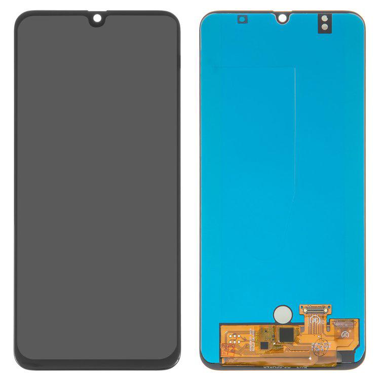 

Дисплей для Samsung A507 Galaxy A50s, чорний, із сенсорним екраном, (OLED), High Copy