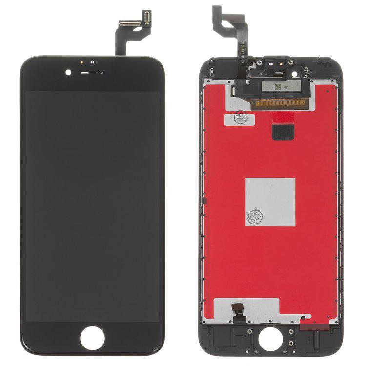 

Дисплей для iPhone 6S, чорний, із сенсорним екраном, з рамкою, AAA, Tianma+