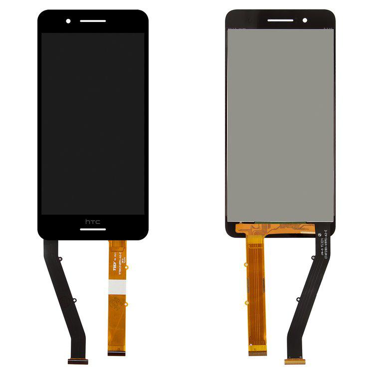 

Дисплей для HTC Desire 728G Dual Sim, чорний, із сенсорним екраном, Original (PRC)
