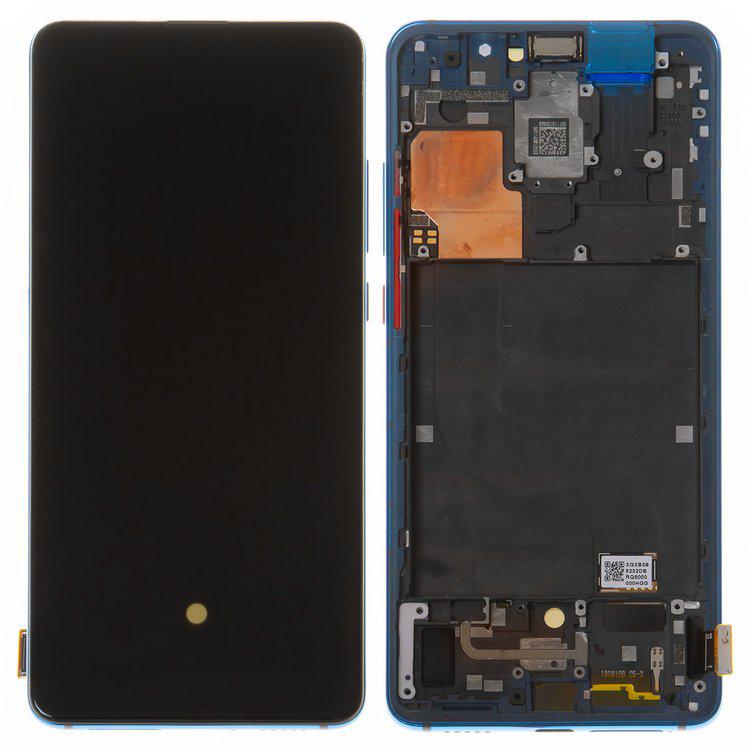 

Дисплей для Xiaomi Mi 9T, Mi 9T Pro, Redmi K20, Redmi K20 Pro, синій, із сенсорним екраном, з рамкою, Original (PRC), M1903F10G, M1903F11G, M1903F10I, M1903F11I