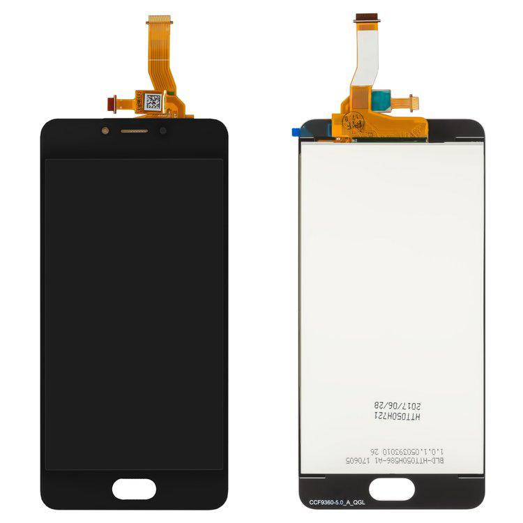 

Дисплей для Meizu M5c, чорний, із сенсорним екраном, M710H