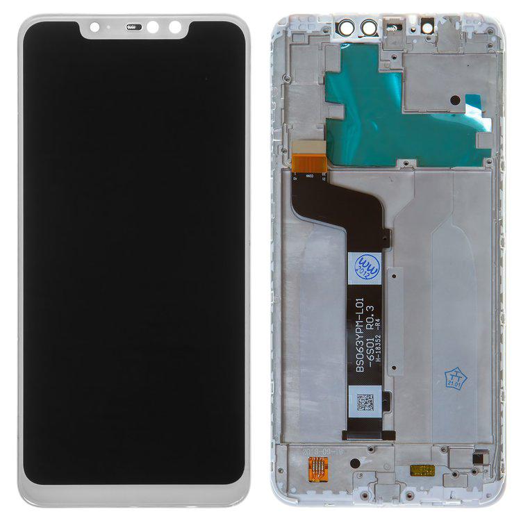 

Дисплей для Xiaomi Redmi Note 6 Pro, білий, із сенсорним екраном, з рамкою, High Copy, M1806E7TG, M1806E7TH, M1806E7TI