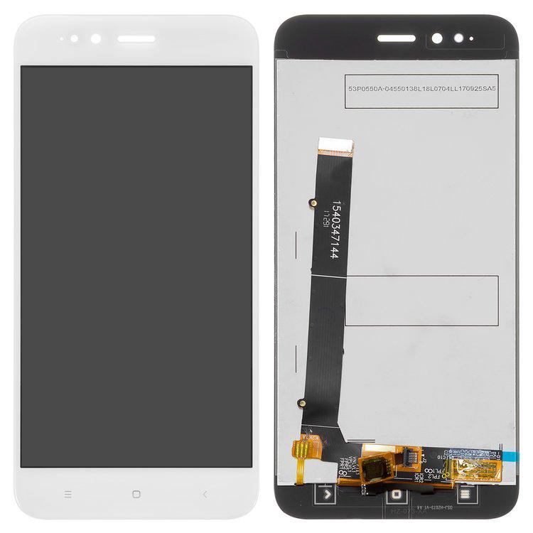 

Дисплей для Xiaomi Mi 5X, Mi A1, білий, із сенсорним екраном, High Copy, Self-welded, MDG2, MDI2, MDE2