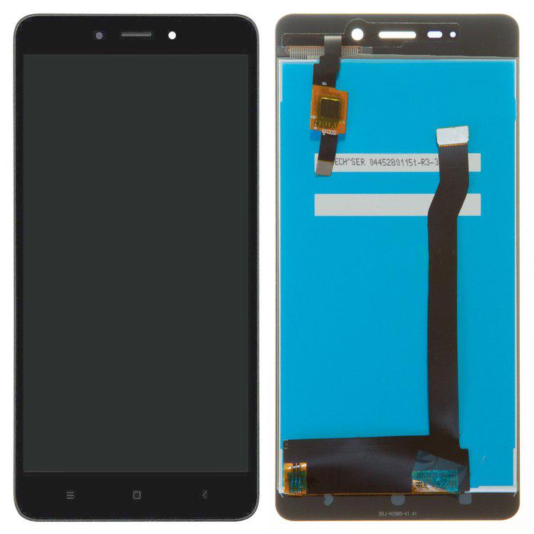 

Дисплей для Xiaomi Redmi 4, чорний, із сенсорним екраном, High Copy