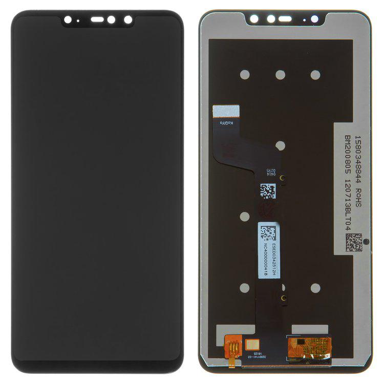 

Дисплей для Xiaomi Redmi Note 6 Pro, чорний, із сенсорним екраном, High Copy