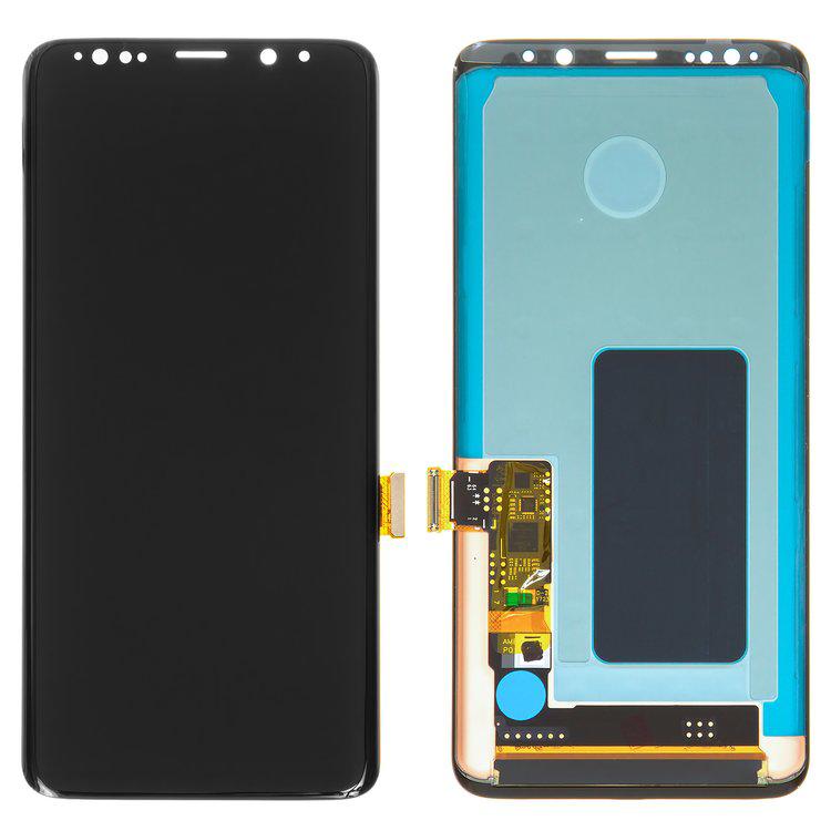 

Дисплей для Samsung G965 Galaxy S9 Plus, чорний, із сенсорним екраном, (OLED), High Copy
