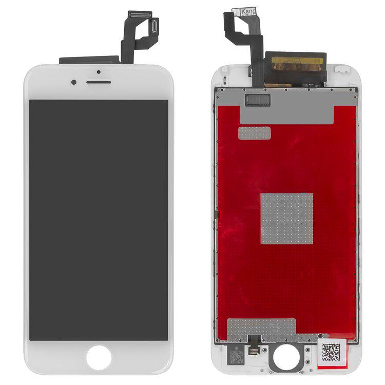 

Дисплей для iPhone 6S, білий, із сенсорним екраном, з рамкою, AAA, Tianma