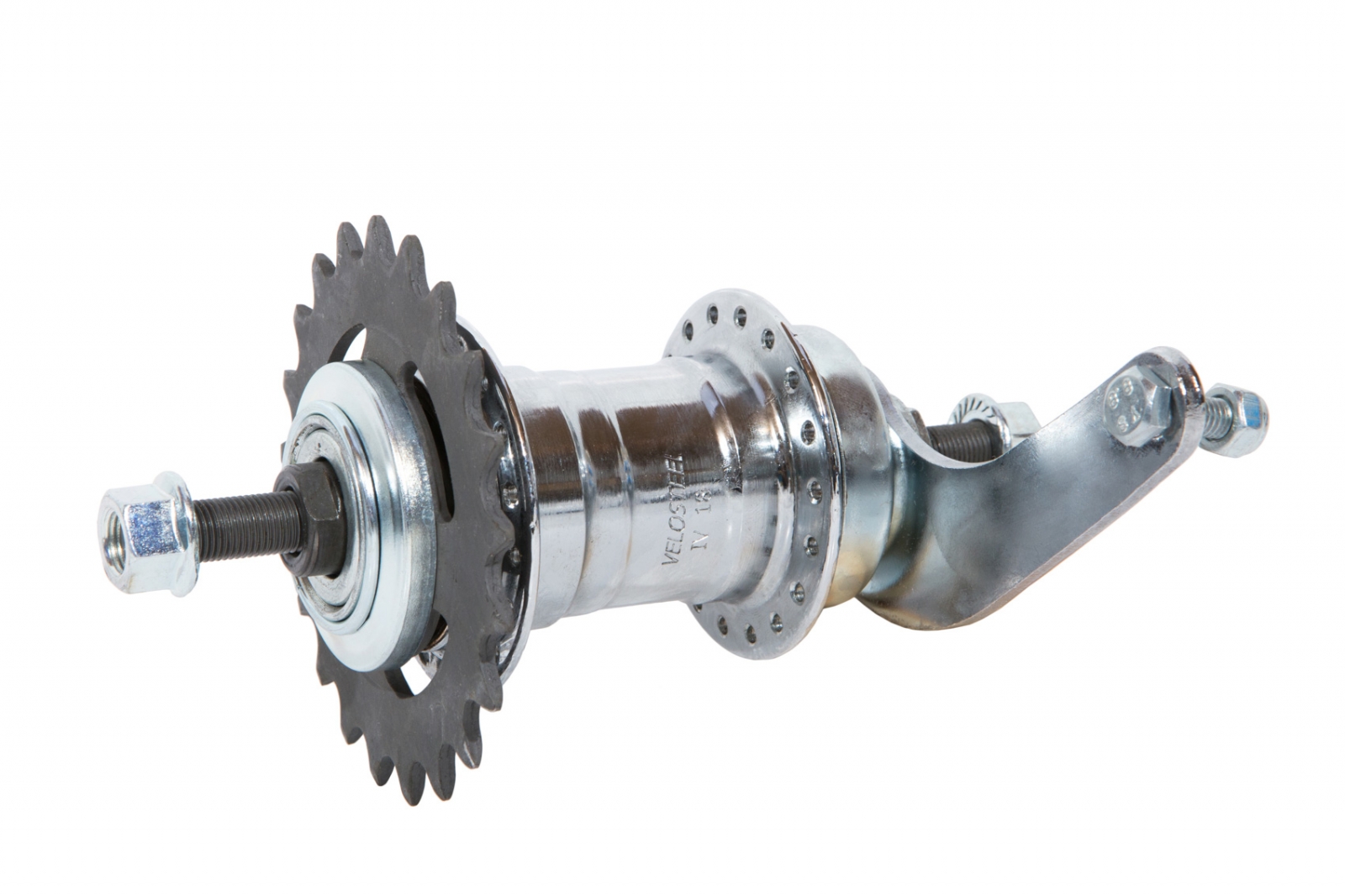 

Втулка задняя ST тормозная 36H 14G 21T на гайках VELOSTEEL (Чехия)