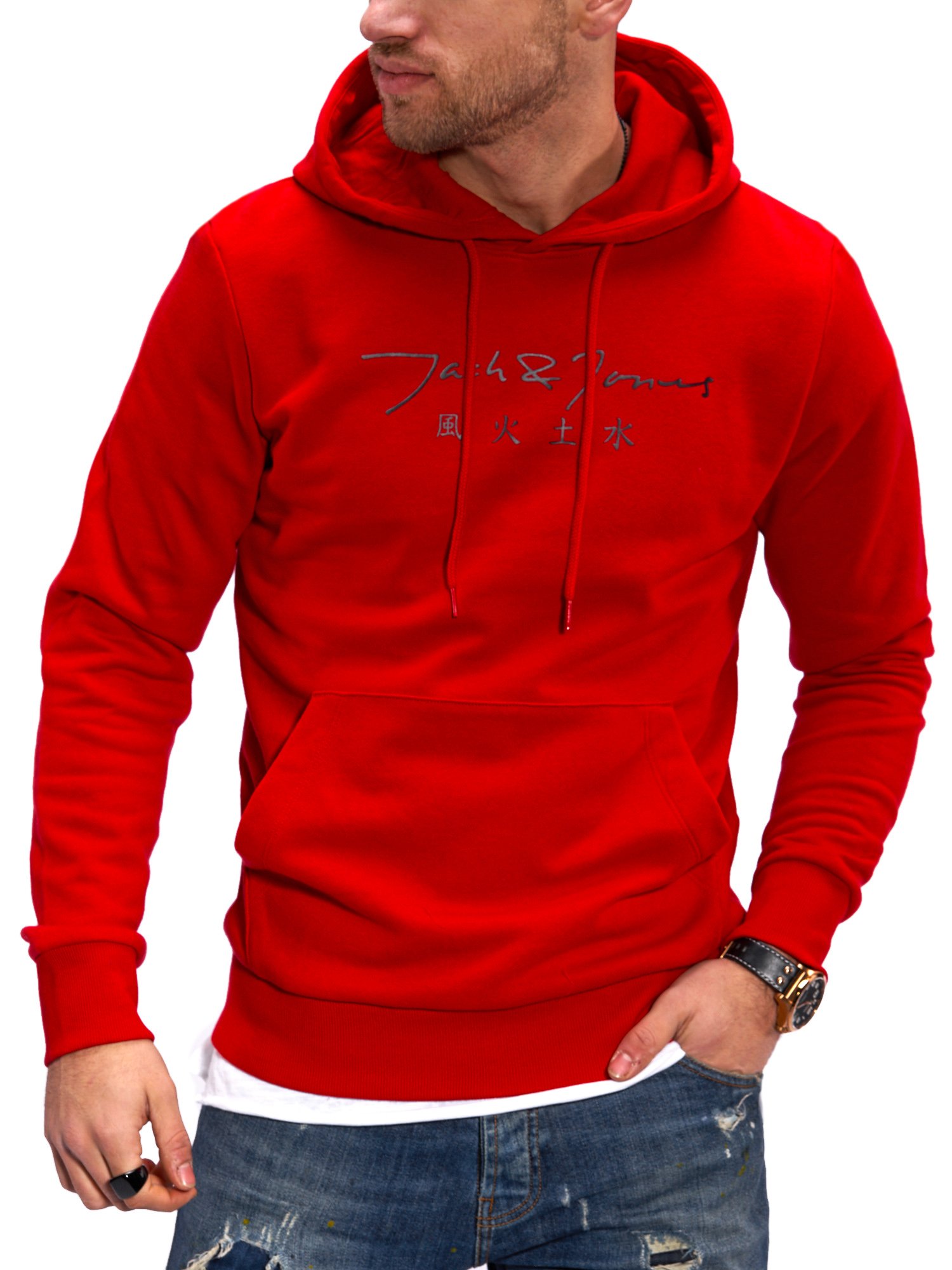 

Худи Jack & Jones Tango Red  красный, Худи Jack & Jones Tango Red S красный