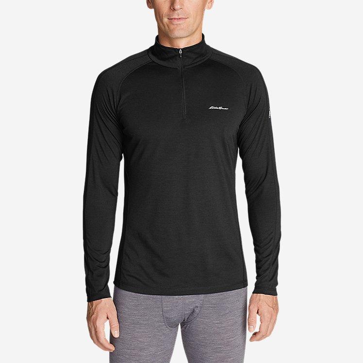 

Термобелье Eddie Bauer Midweight FreeDry Merino Hybrid 1/4 Zip Black M
