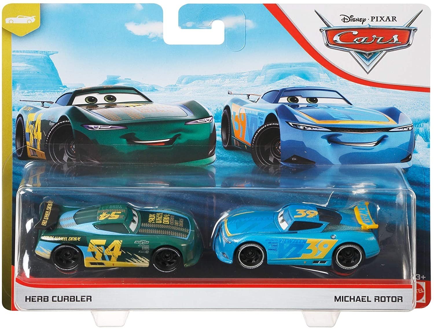 

Набор машинок Тачки 3 Mattel Disney Pixar Cars Herb Curbler & Michael Rotor (GLR94)