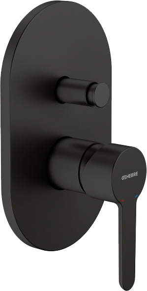 

Смеситель скрытого монтажа для ванны GENEBRE Oslo Black 65116 19 41 66