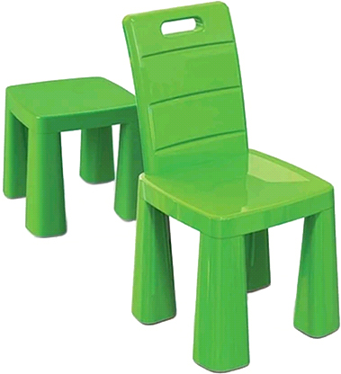 

Стул-табурет Active Baby салатовый 30х30х30 (30) см (04690/102)