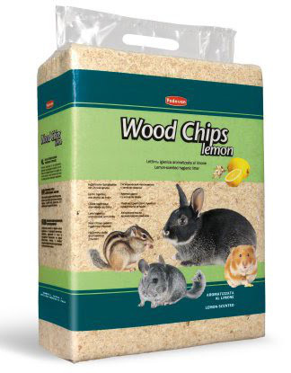 

Наполнитель гигиенический для грызунов Padovan Wood chips lemon с лимоном 4 кг (56 л)