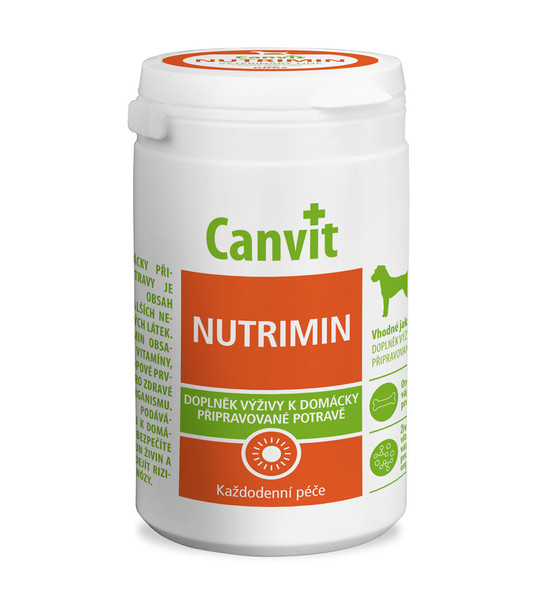 

Витаминно-минеральный комплекс для собак при натуральном кормлении Canvit Nutrimin 230 г