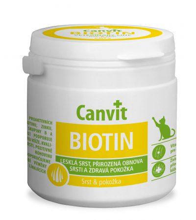 

Витамины для улучшения состояния кожи и шерсти кошек Canvit Biotin 100 табл.