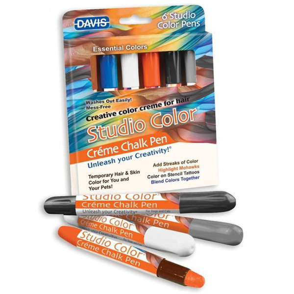 

Красящие мелки для шерсти, волос, кожи Davis Essential Colors