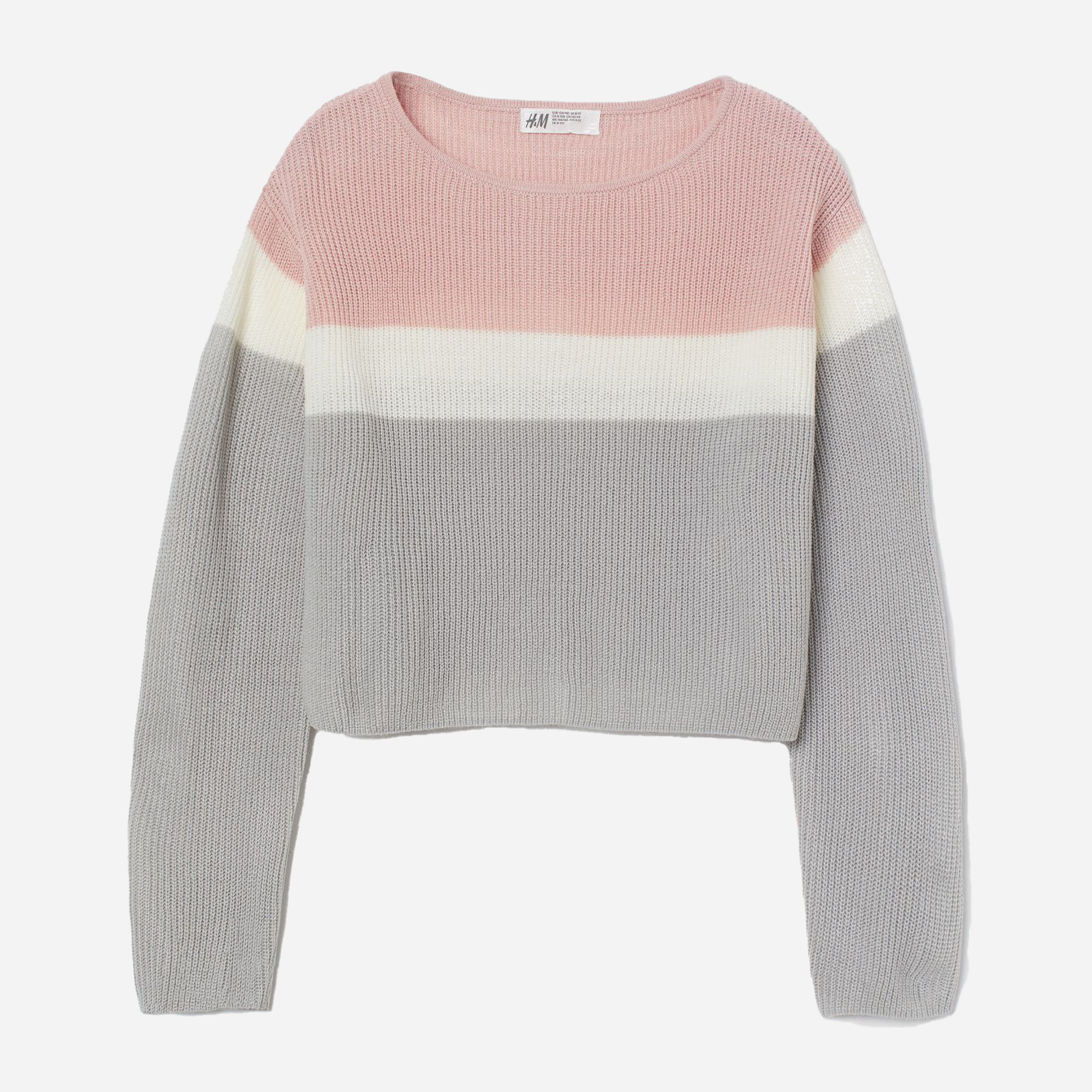 

Джемпер H&M zh0863116 134-140 см Розовый/Серый