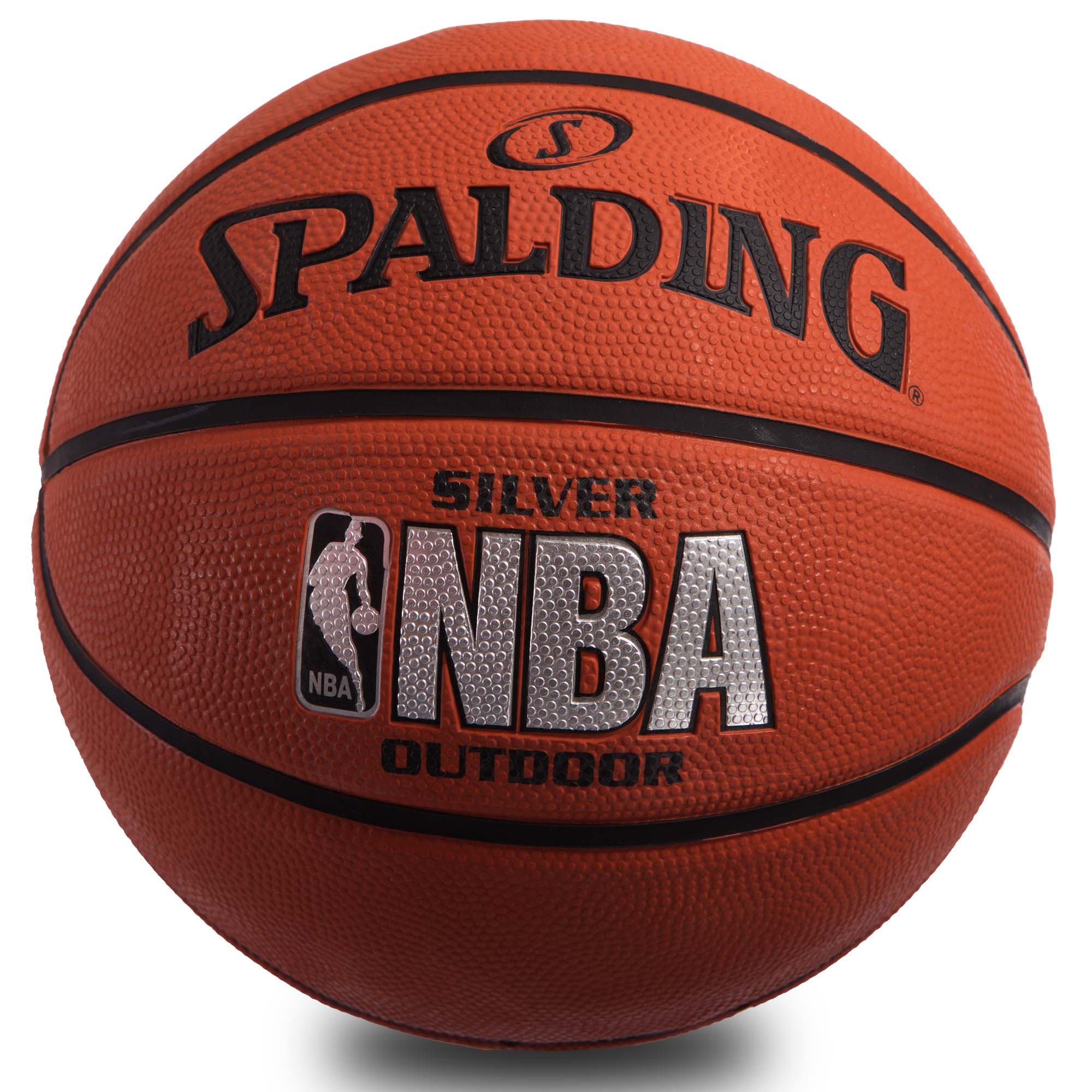 

Мяч баскетбольный резиновый №7 SPALDING 83016Z NBA SILVER OUTDOOR (резина, бутил, коричневый)
