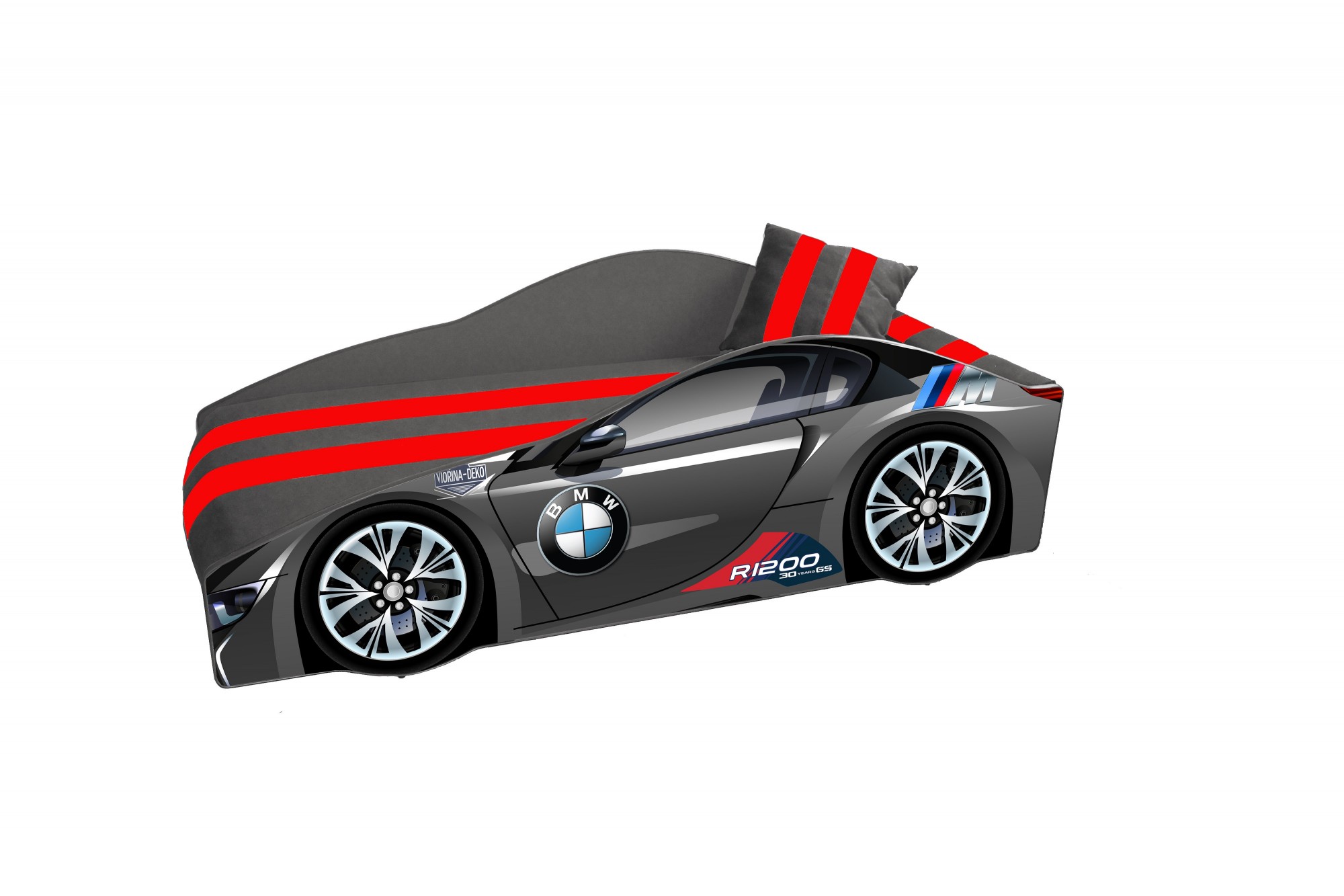 

Кровать машина Viorina-Deko BMW элит 70/155 черная