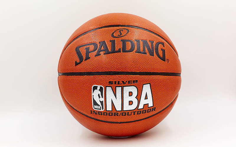 

Мяч баскетбольный PU №7 SPALD BA-5472 NBA SILVER (PU, бутил, оранжевый)