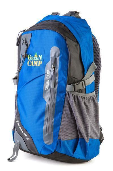 

Рюкзак туристический походный GREEN CAMP 40л синий