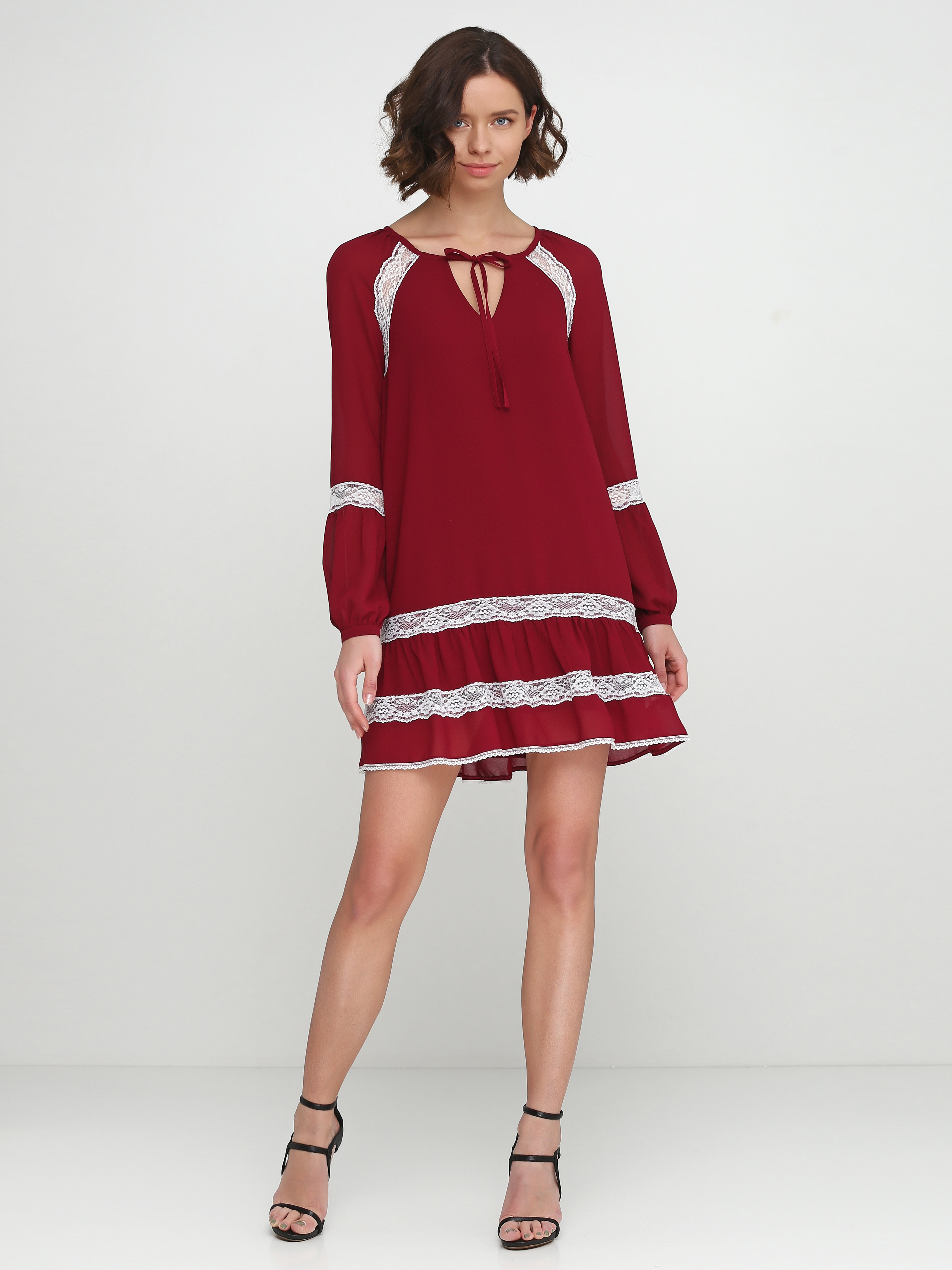 

Платье Numero 28 P01SS1932 XS Бордовое