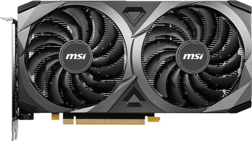 

MSI PCI-Ex GeForce RTX 3060 Ventus 2X 12G OC LHR 12GB GDDR6 (192bit) (1807/15000) (HDMI, 3 x DisplayPort) (RTX 3060 VENTUS 2X 12G OC LHR)