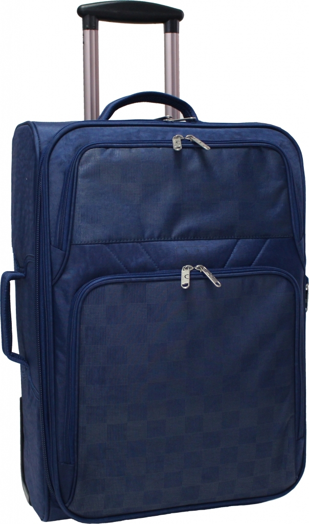 

Чемодан средний Bagland Leon, 51 л., 60х38х22 см., синий, (003767024)
