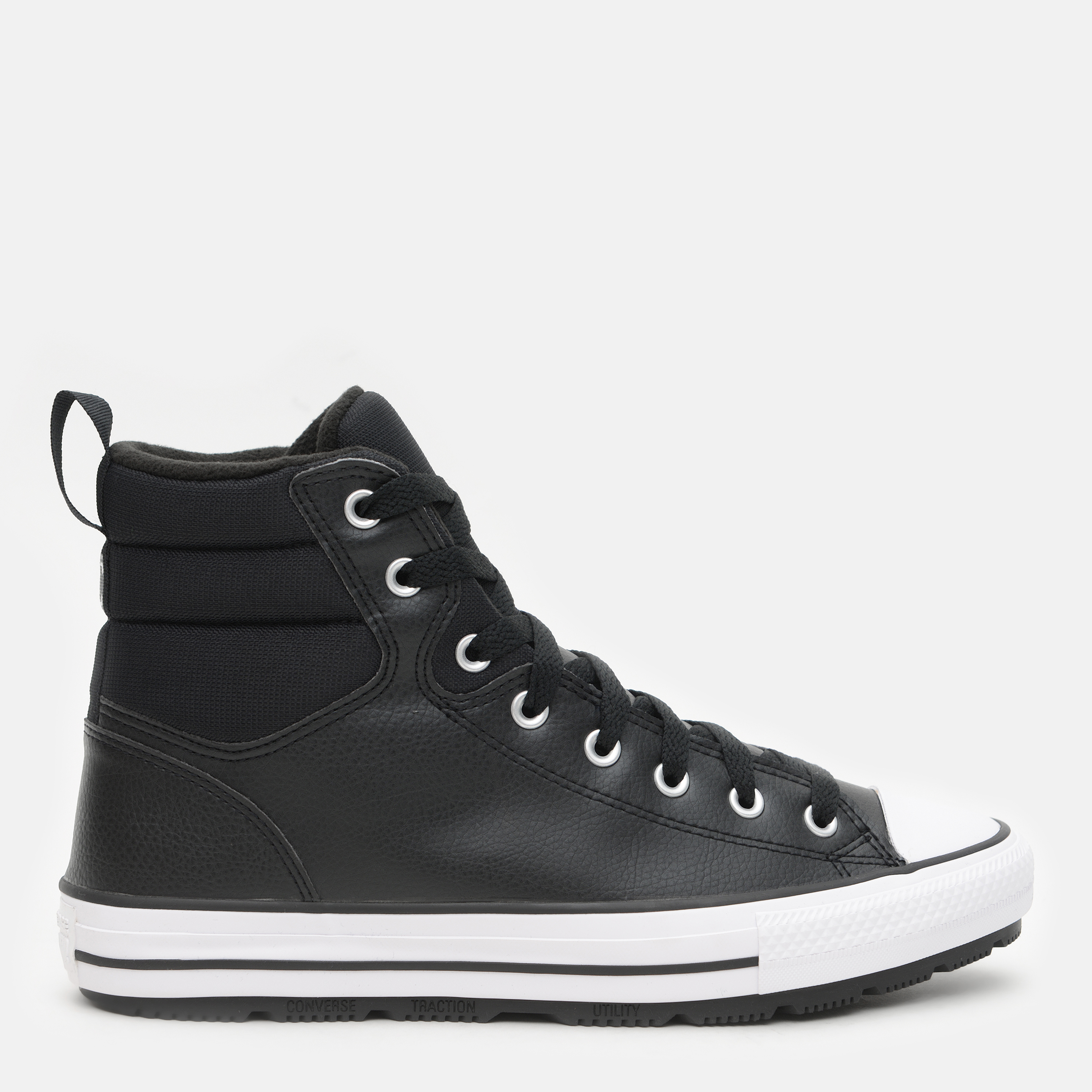 Акція на Чоловічі кеди високі Converse Chuck Taylor All Star Berkshire Boot 171448C 40 (7) 25.5 см Black/White/Black від Rozetka