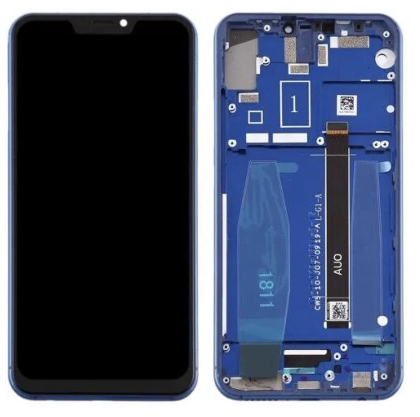 

Дисплей (экран) для Lenovo Z5 + тачскрин, черный, оригинал (Китай) с передней панелью синего цвета ORIGINAL PRC