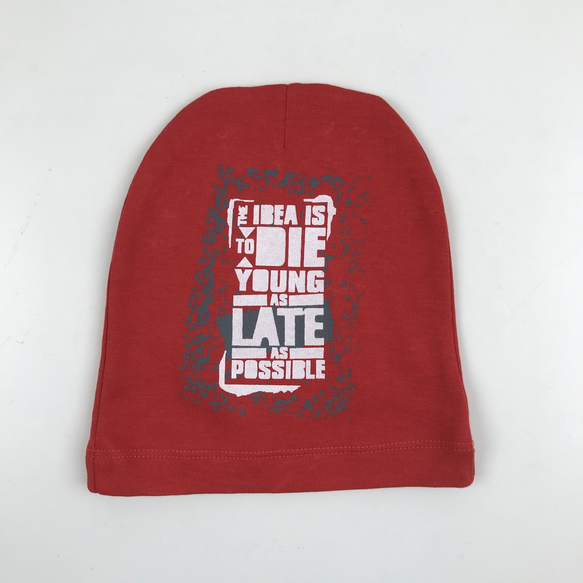 

Шапка трикотажная Albimama 48/52 см красная к160