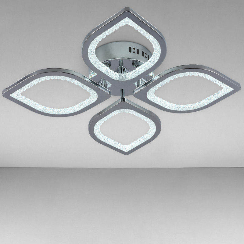 

Люстра стельова LED Light HouseSRS-16280/4B CR 80W хром
