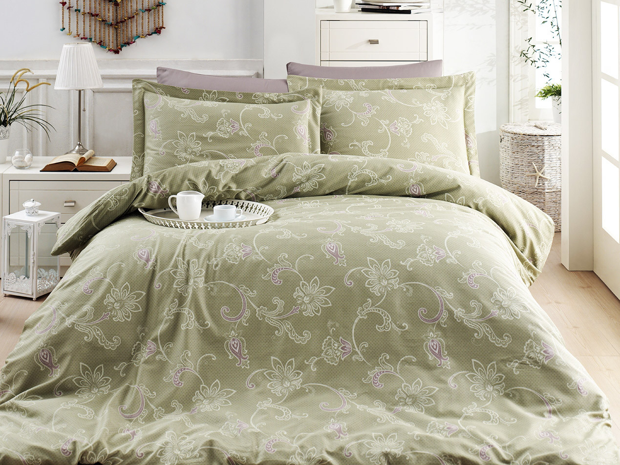 

Комплект постельного белья First Choice Satin Carmina Yesil