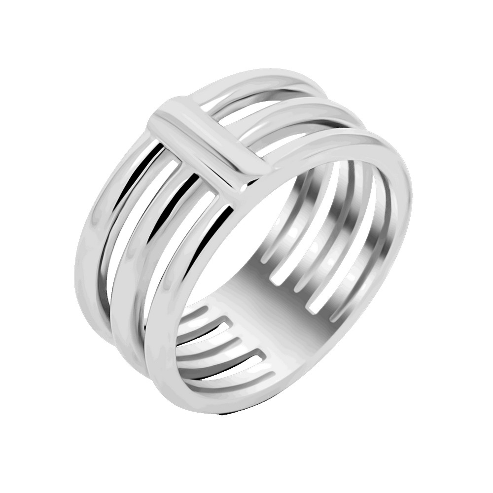 

Серебряное кольцо без камней S033 GS-4719 р-17.5